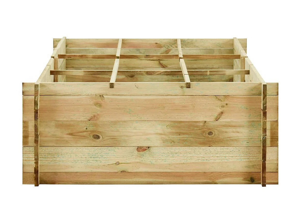 Jardinière pour légumes Bois de pin imprégné 197x100x40