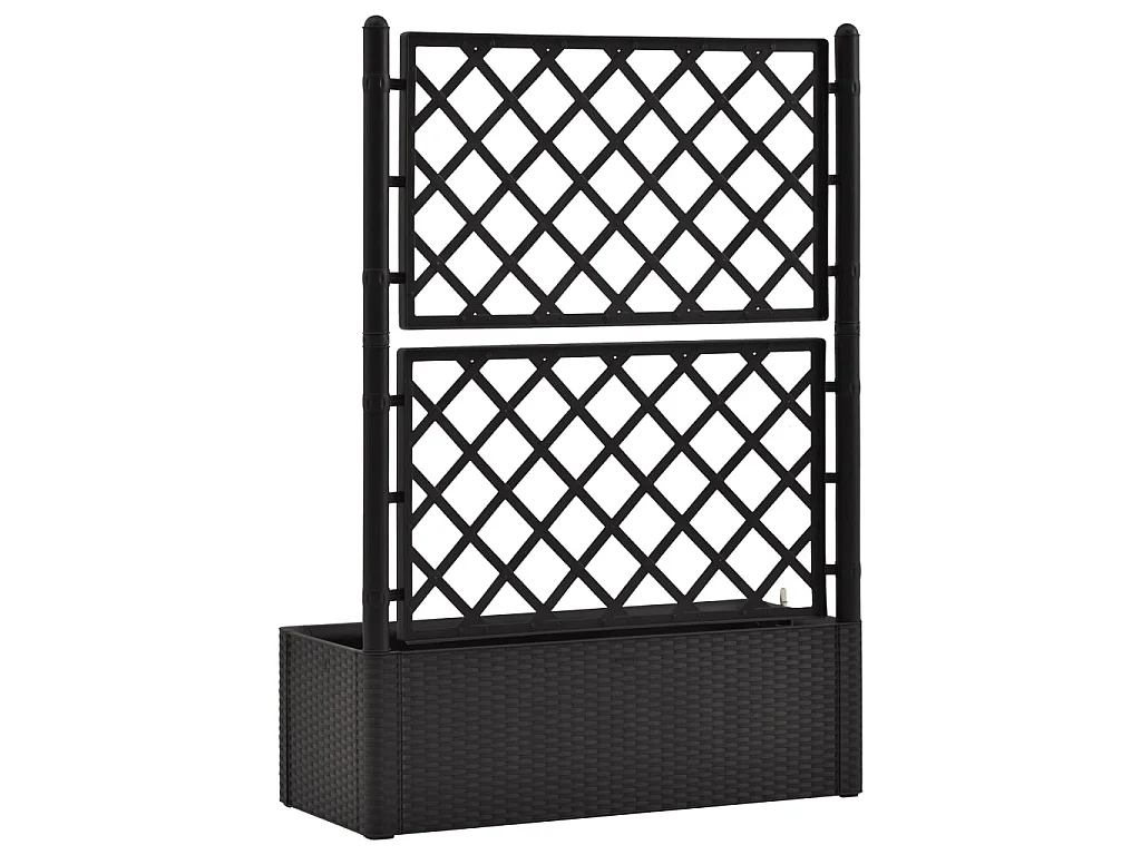 Jardinière treillis système d'arrosage Anthracite 2