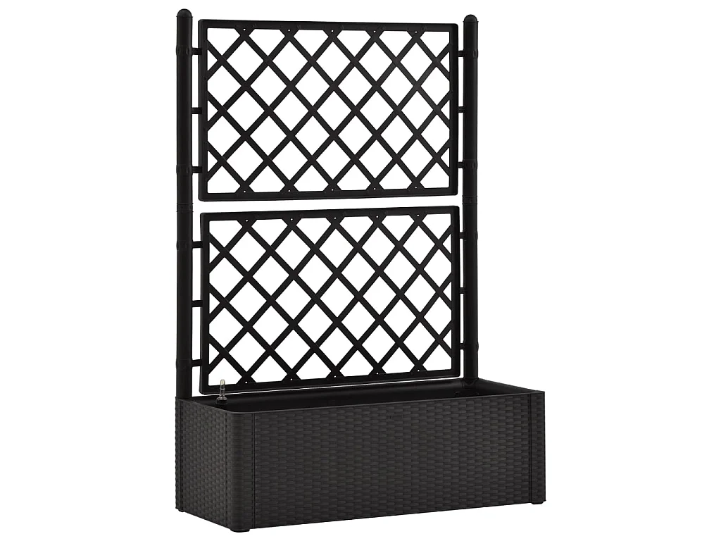 Jardinière treillis système d'arrosage Anthracite 2
