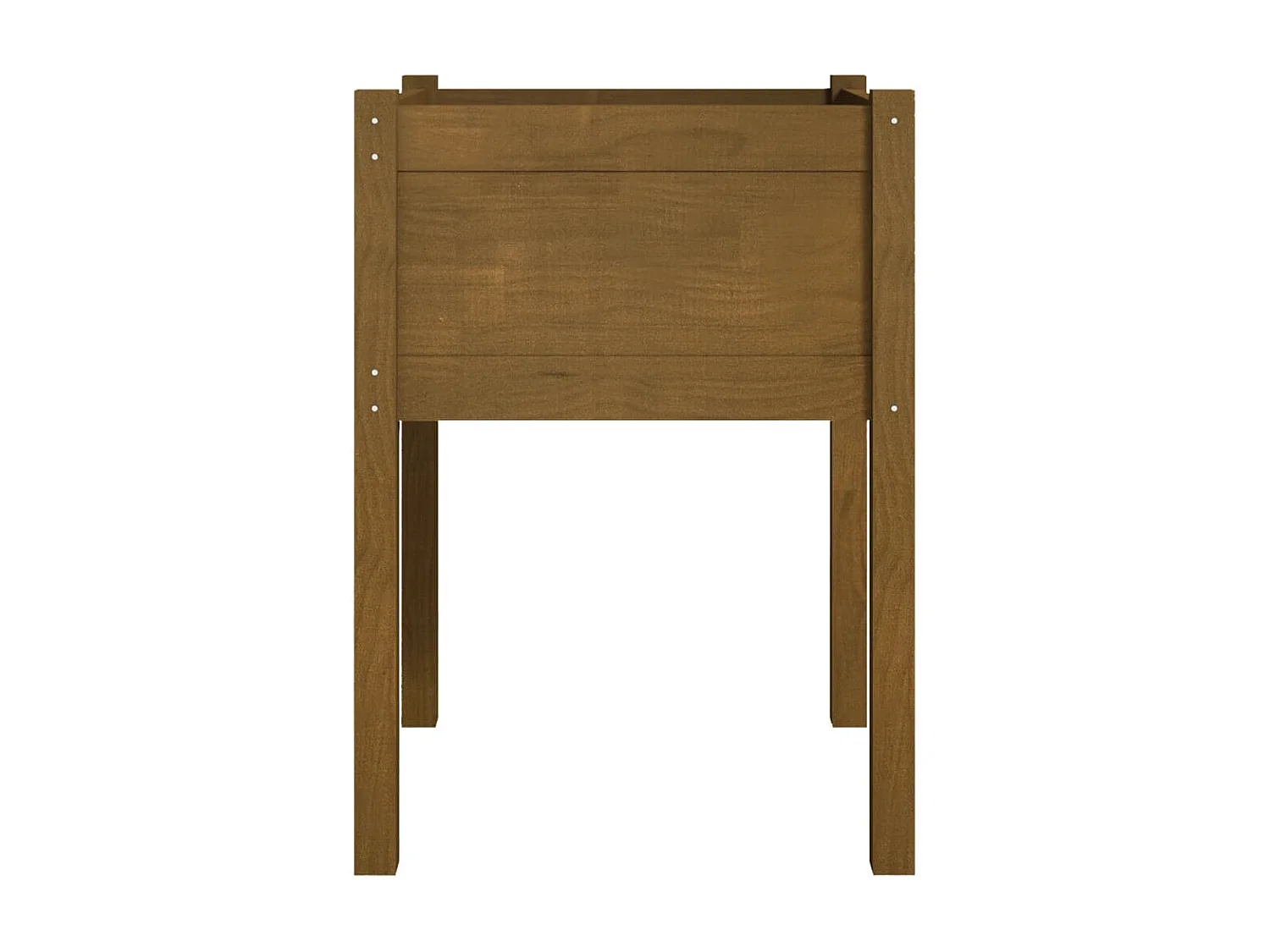 Jardinières 2 pcs Marron miel 50x50x70 Bois de pin massif