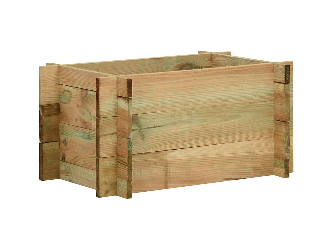 Jardinière surélevée pour légumes Bois de pin imprégné 40cm