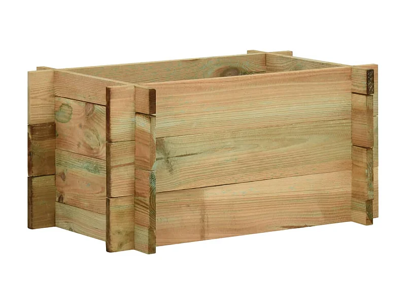 Jardinière surélevée pour légumes Bois de pin imprégné 40cm