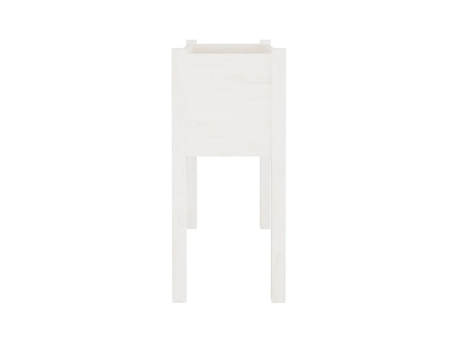 Jardinières 2 pcs Blanc 70x31x70 Bois de pin massif