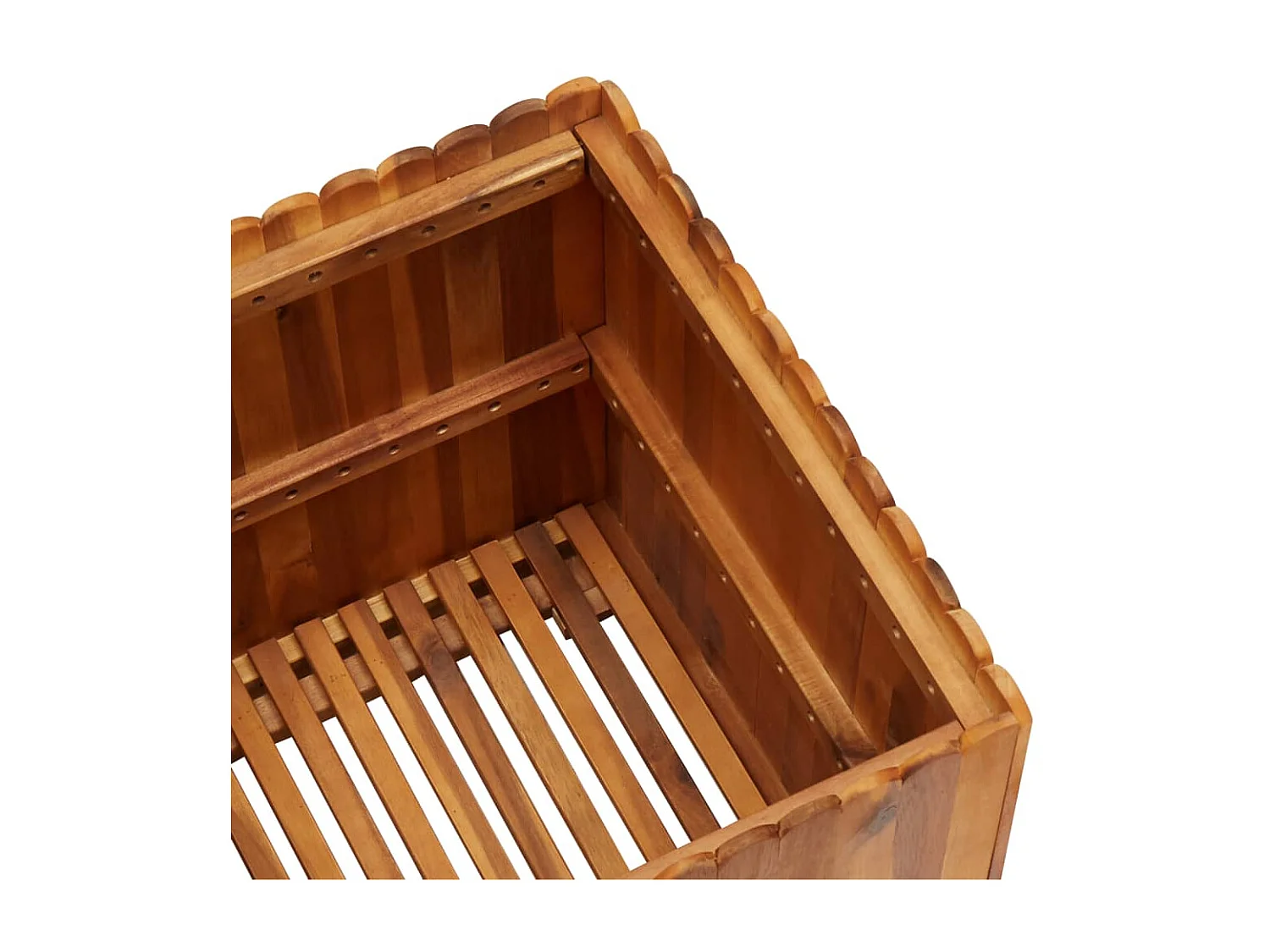 Jardinière 50x50x50 Bois massif d'acacia