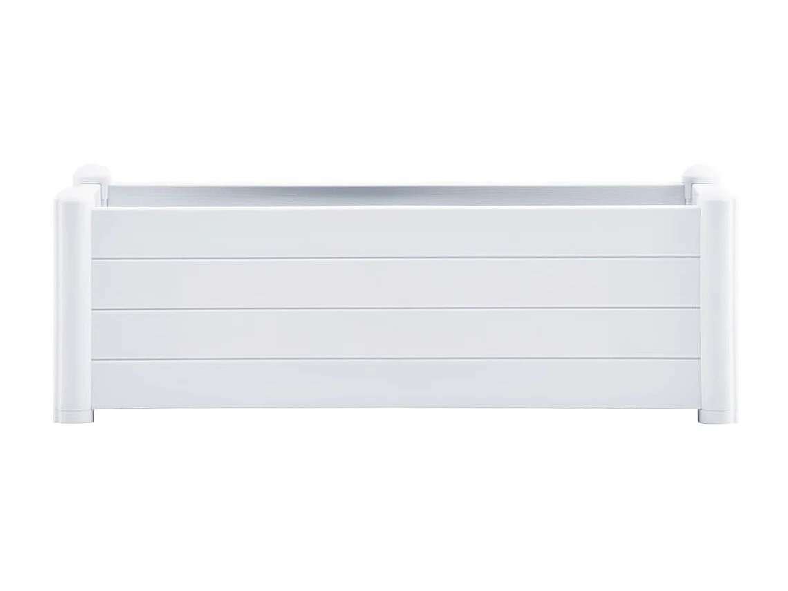 Jardinière PP Blanc 100x43x35