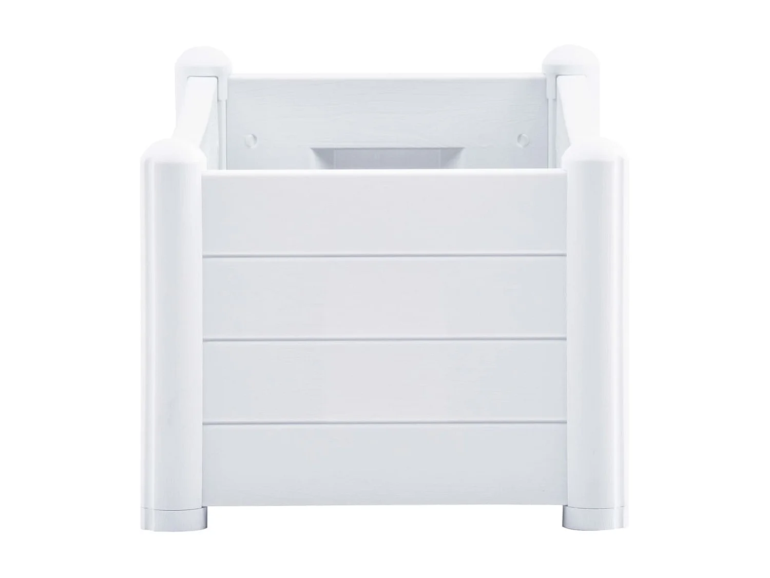 Jardinière PP Blanc 100x43x35