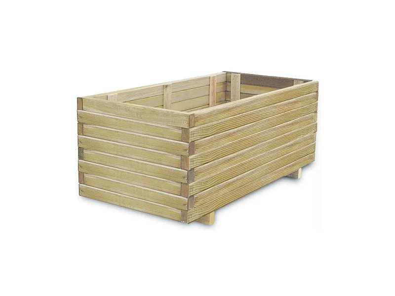 Jardinière rectangulaire 100 x 50x40 Bois