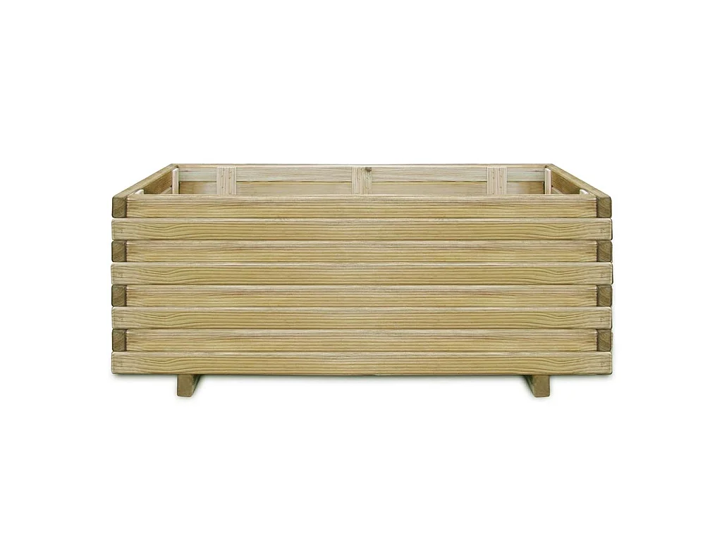 Jardinière rectangulaire 100 x 50x40 Bois