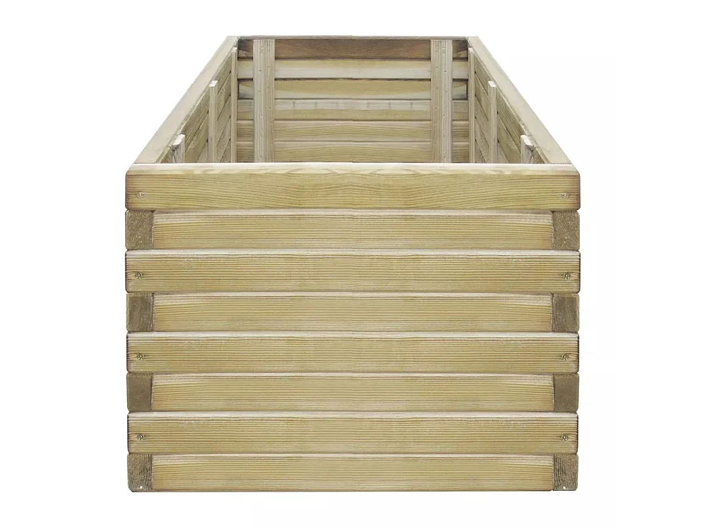 Jardinière rectangulaire 100 x 50x40 Bois