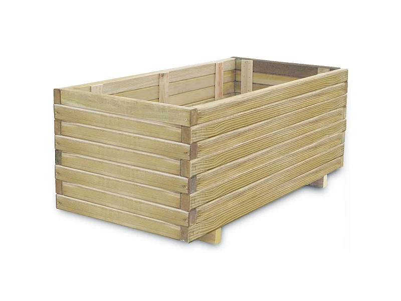 Jardinière rectangulaire 100 x 50x40 Bois