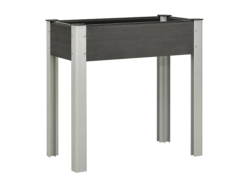 Jardinière 75x40x75 WPC Gris