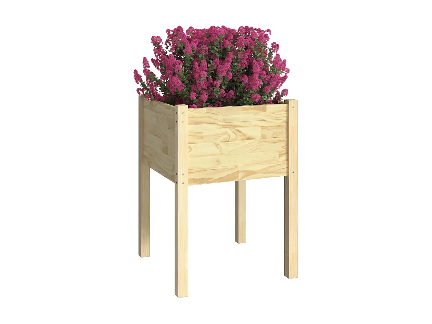 Jardinière d'extérieur 50x50x70 Bois de pin massif