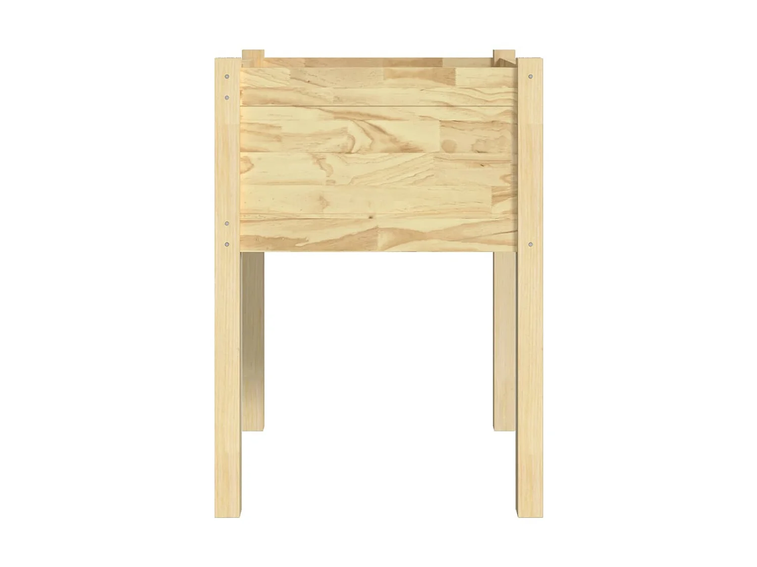 Jardinière d'extérieur 50x50x70 Bois de pin massif