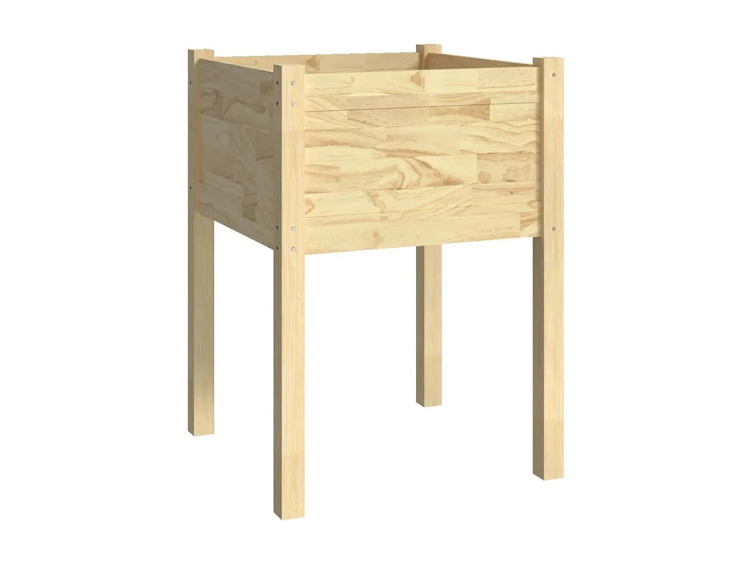 Jardinière d'extérieur 50x50x70 Bois de pin massif