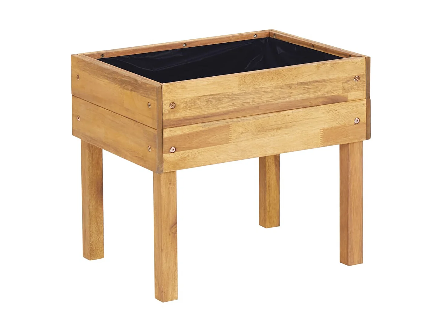 Jardinière surélevée 50x40x45 Bois massif d'acacia