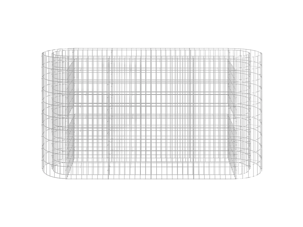 Lit surélevé à gabion Fer galvanisé 190x50x100