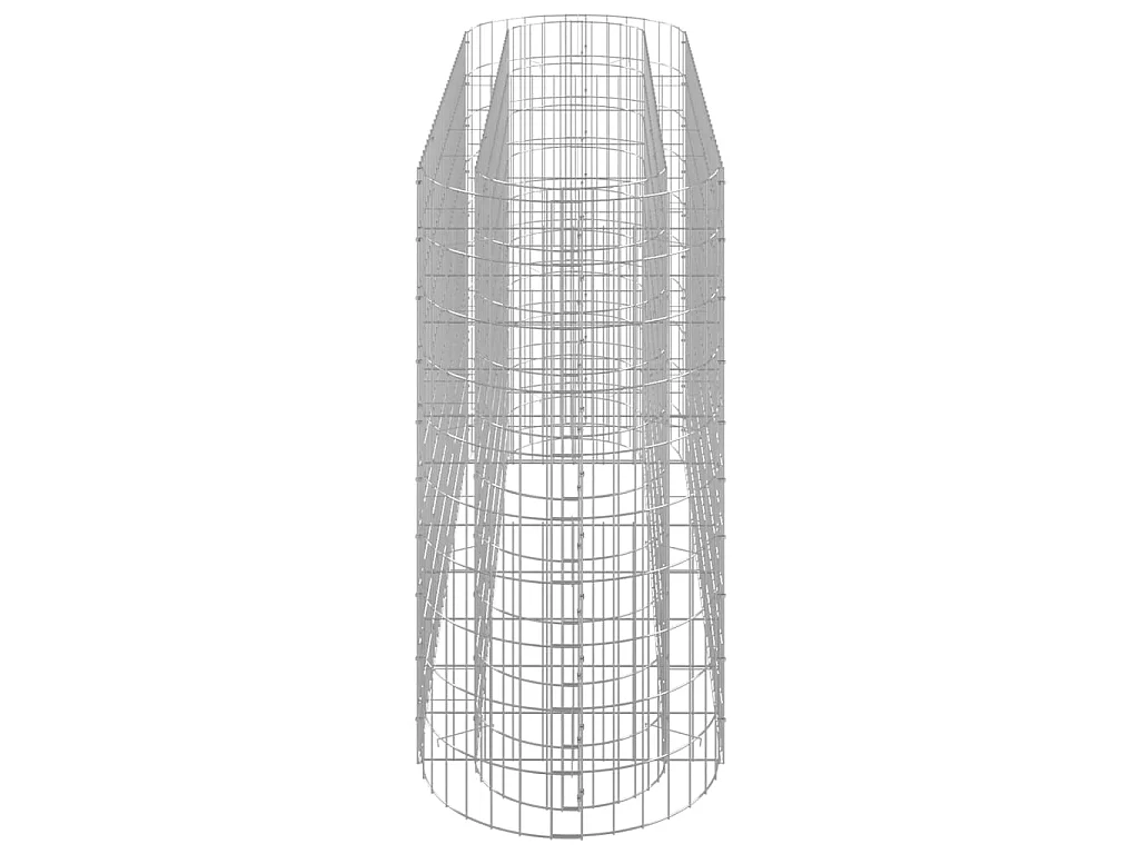 Lit surélevé à gabion Fer galvanisé 190x50x100