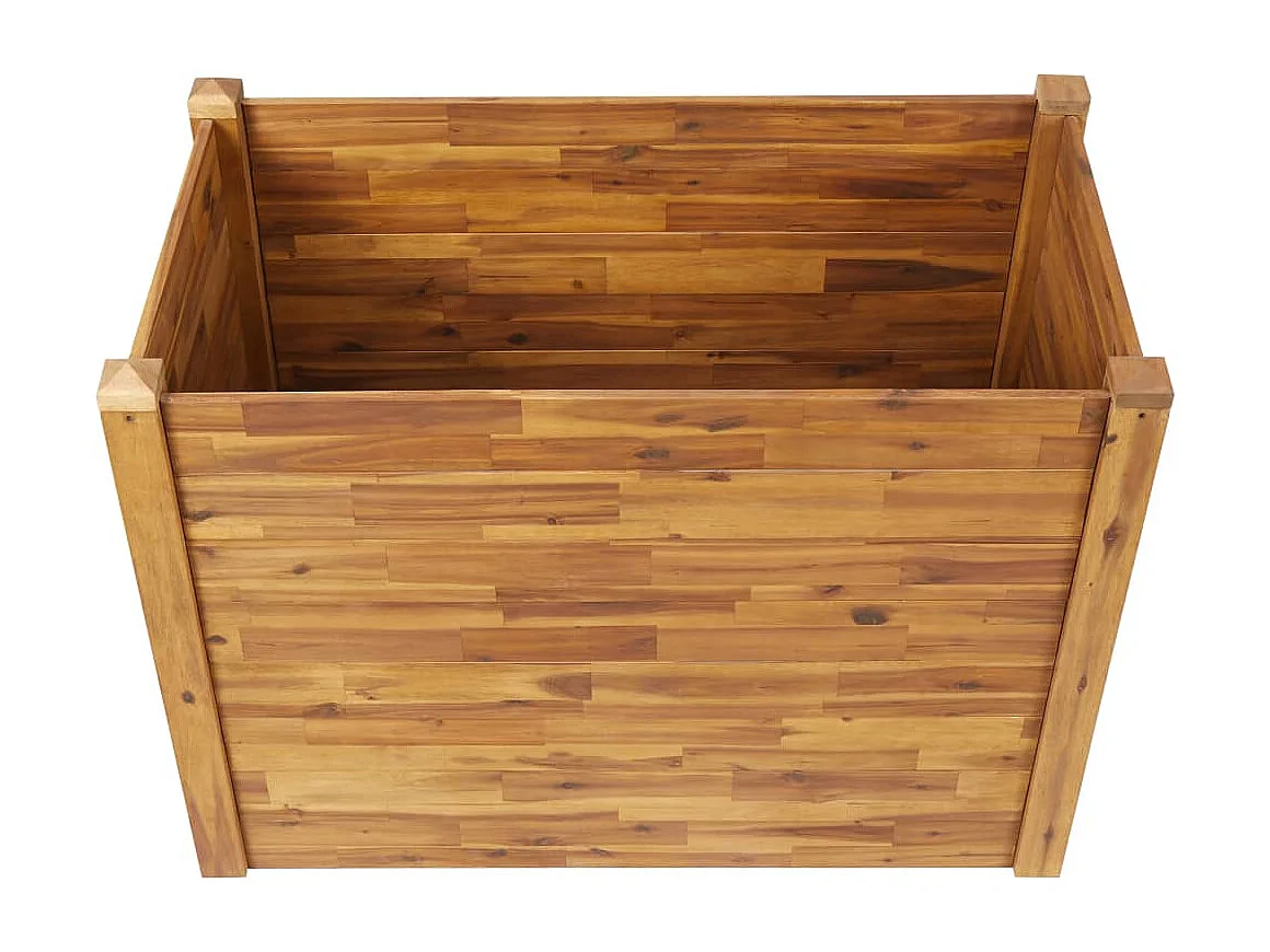 Jardinière 110x60x84 Bois massif d'acacia