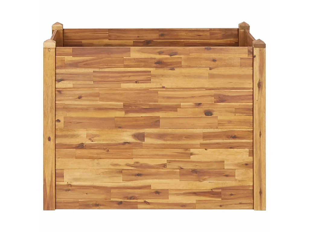Jardinière 110x60x84 Bois massif d'acacia