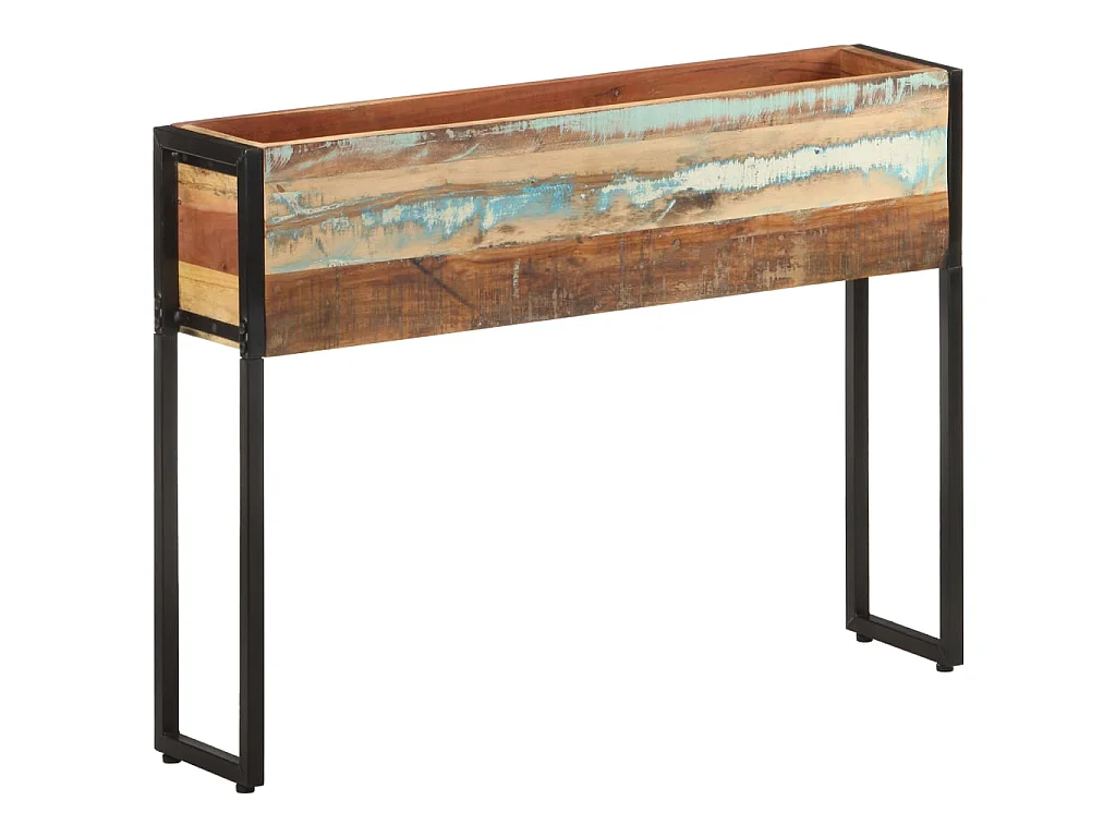 Jardinière 90x20x68 Bois de récupération massif