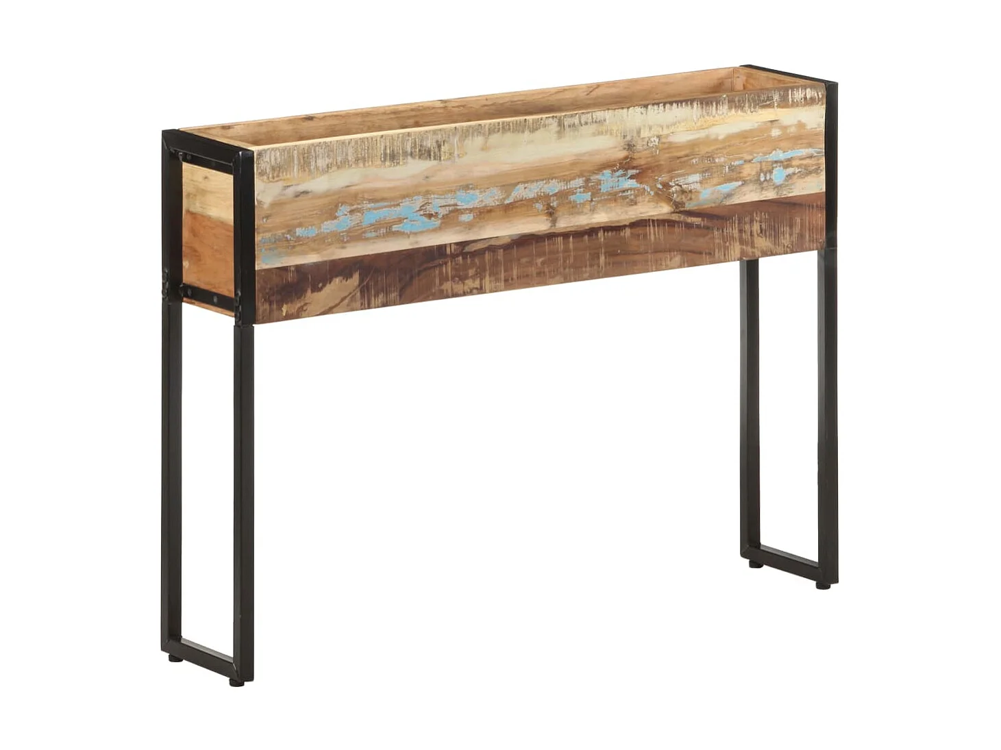 Jardinière 90x20x68 Bois de récupération massif