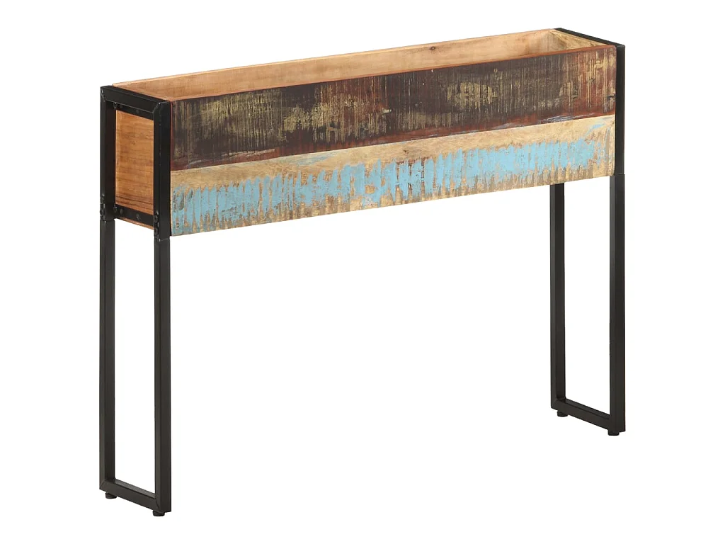 Jardinière 90x20x68 Bois de récupération massif