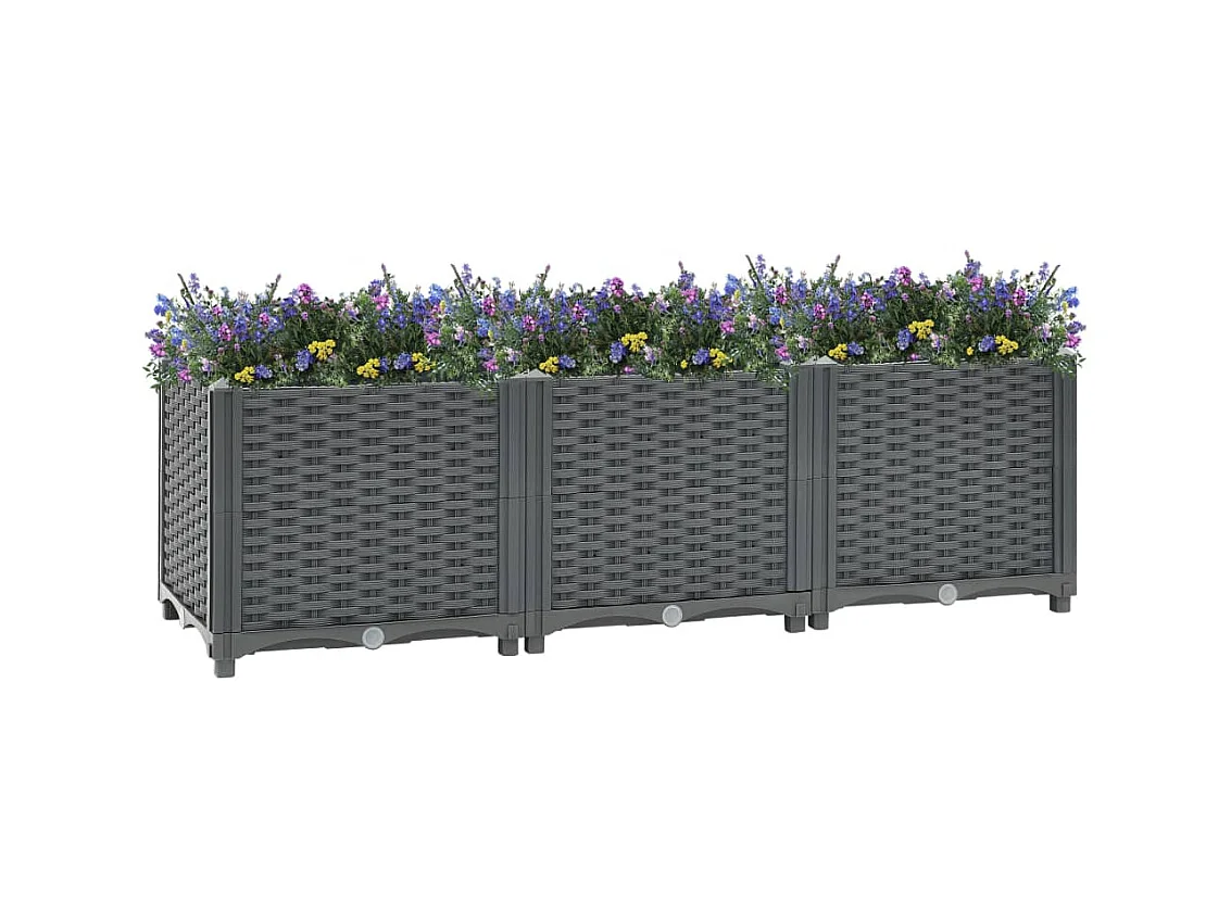 Jardinière 120x40x38 Polypropylène