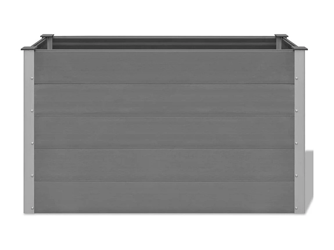Jardinière WPC 150x50x91 Gris