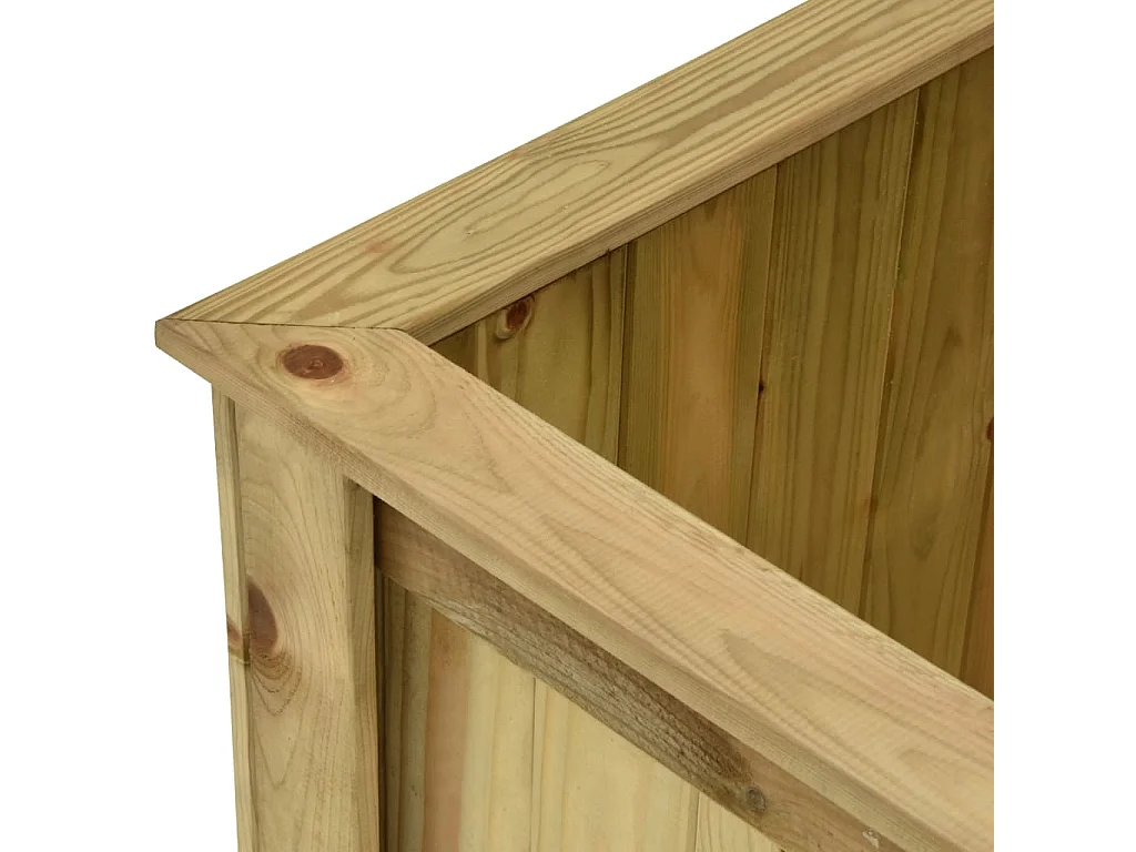 Jardinière surélevée 100x50x50 Bois de pin imprégné