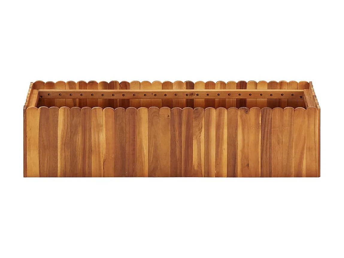 Jardinière 100x30x25 Bois massif d'acacia