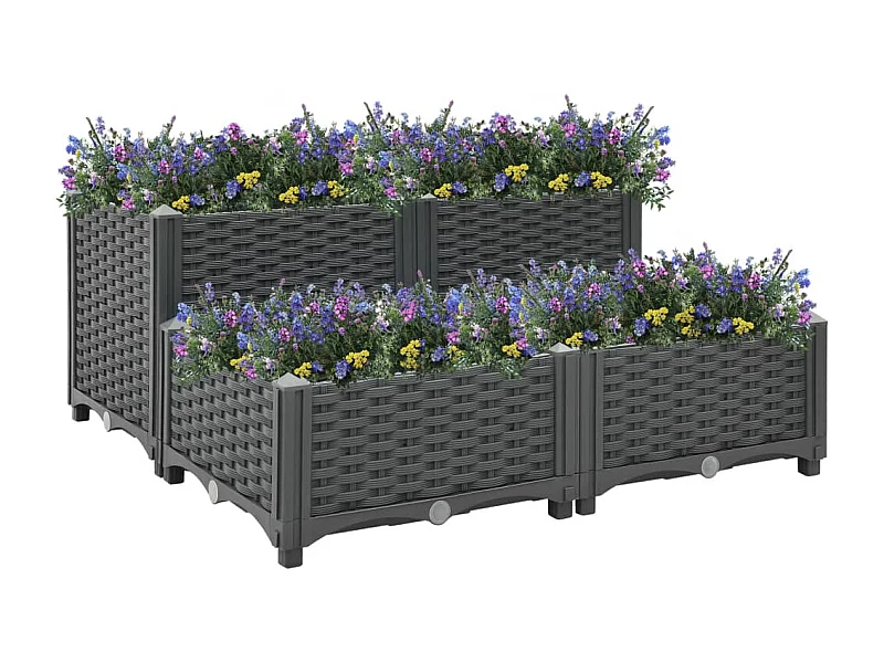 Jardinière 80x80x38 Polypropylène 3