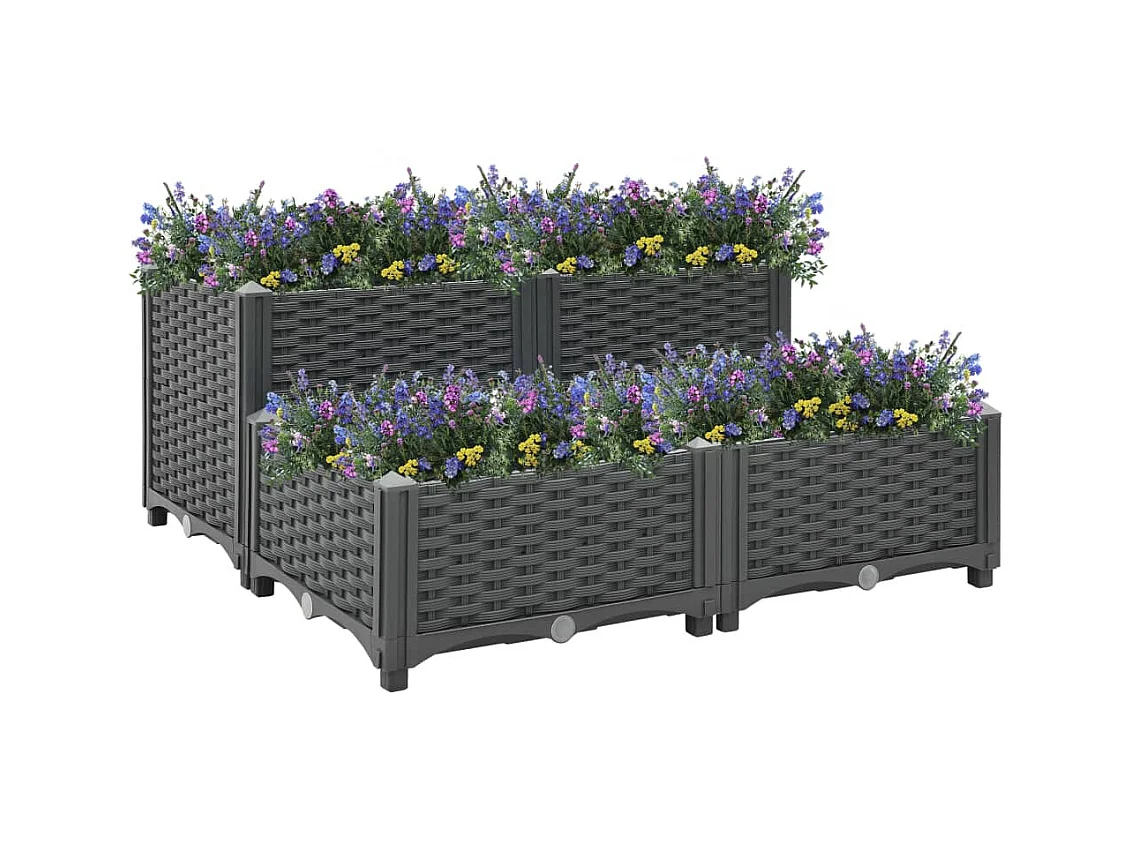 Jardinière 80x80x38 Polypropylène 3