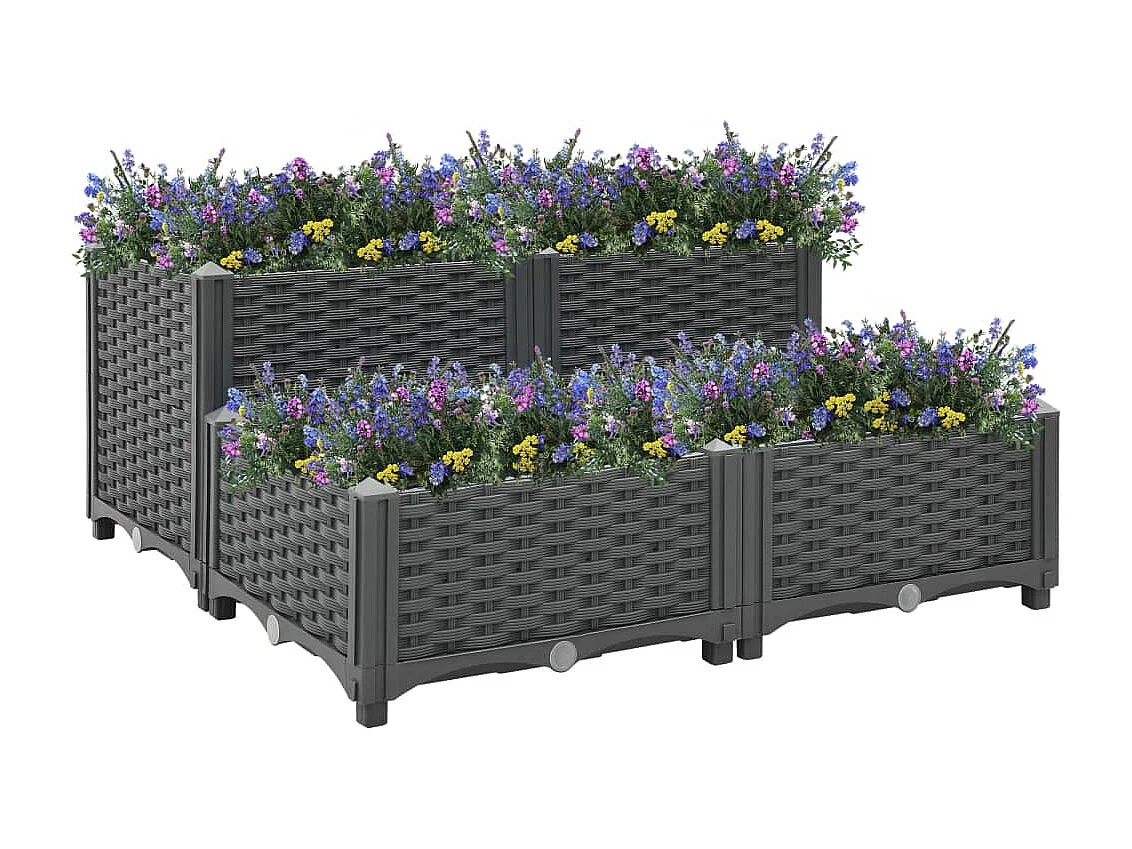 Jardinière 80x80x38 Polypropylène 3