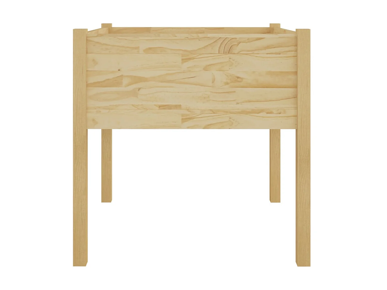 Jardinière d'extérieur 70x70x70 Bois de pin massif