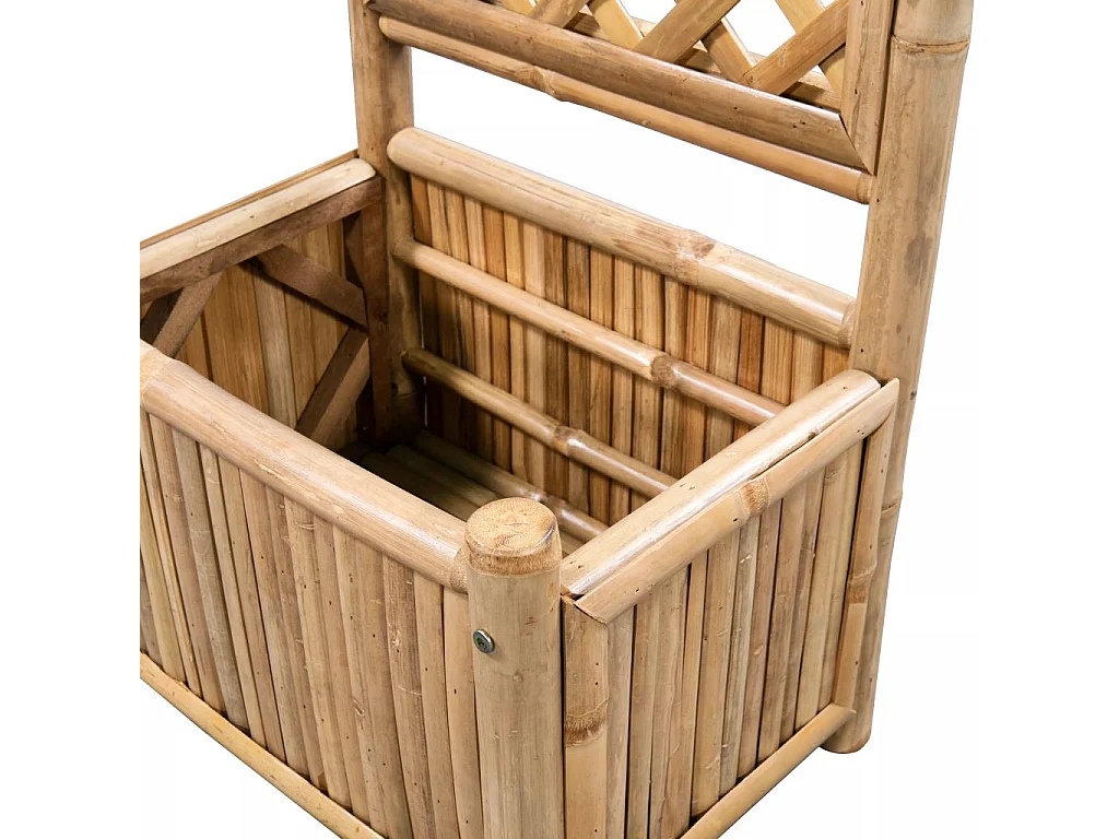 Jardinière avec treillis Bambou 40cm