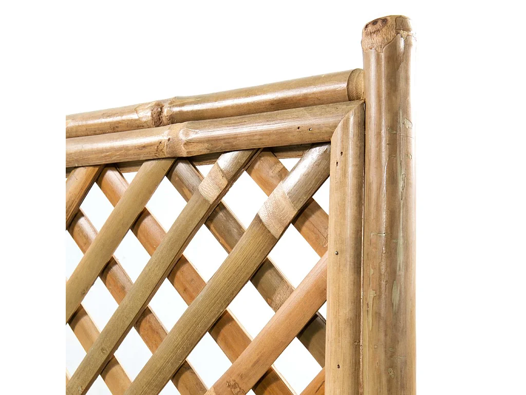 Jardinière avec treillis Bambou 40cm