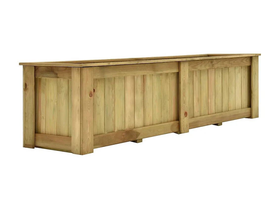 Jardinière surélevée 196x50x50 Bois de pin imprégné
