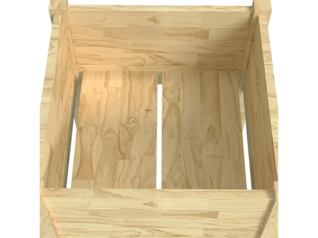 Jardinières d'extérieur 2 pcs 40x40x70 Bois de pin massif