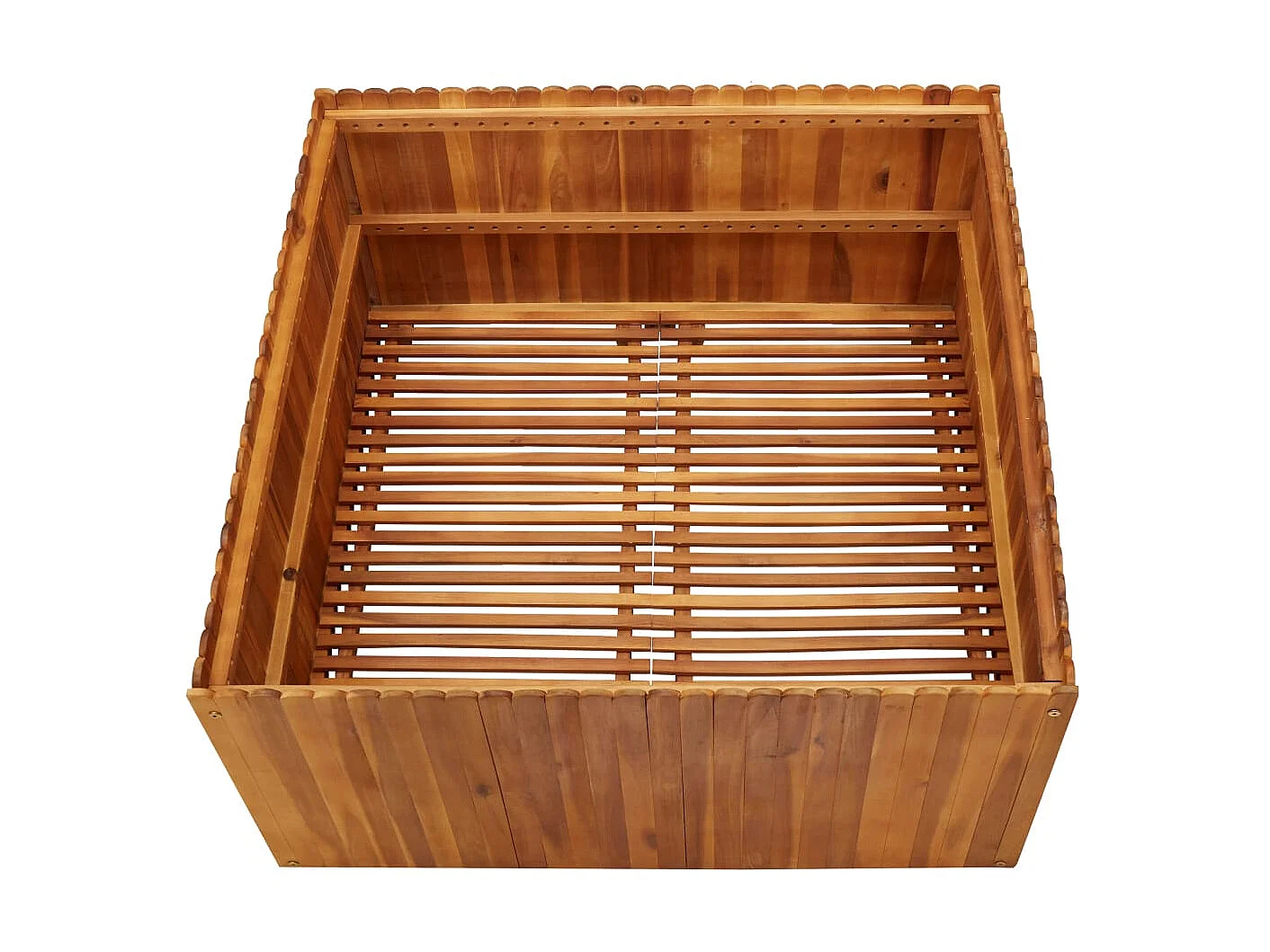 Jardinière 100x100x50 Bois massif d'acacia