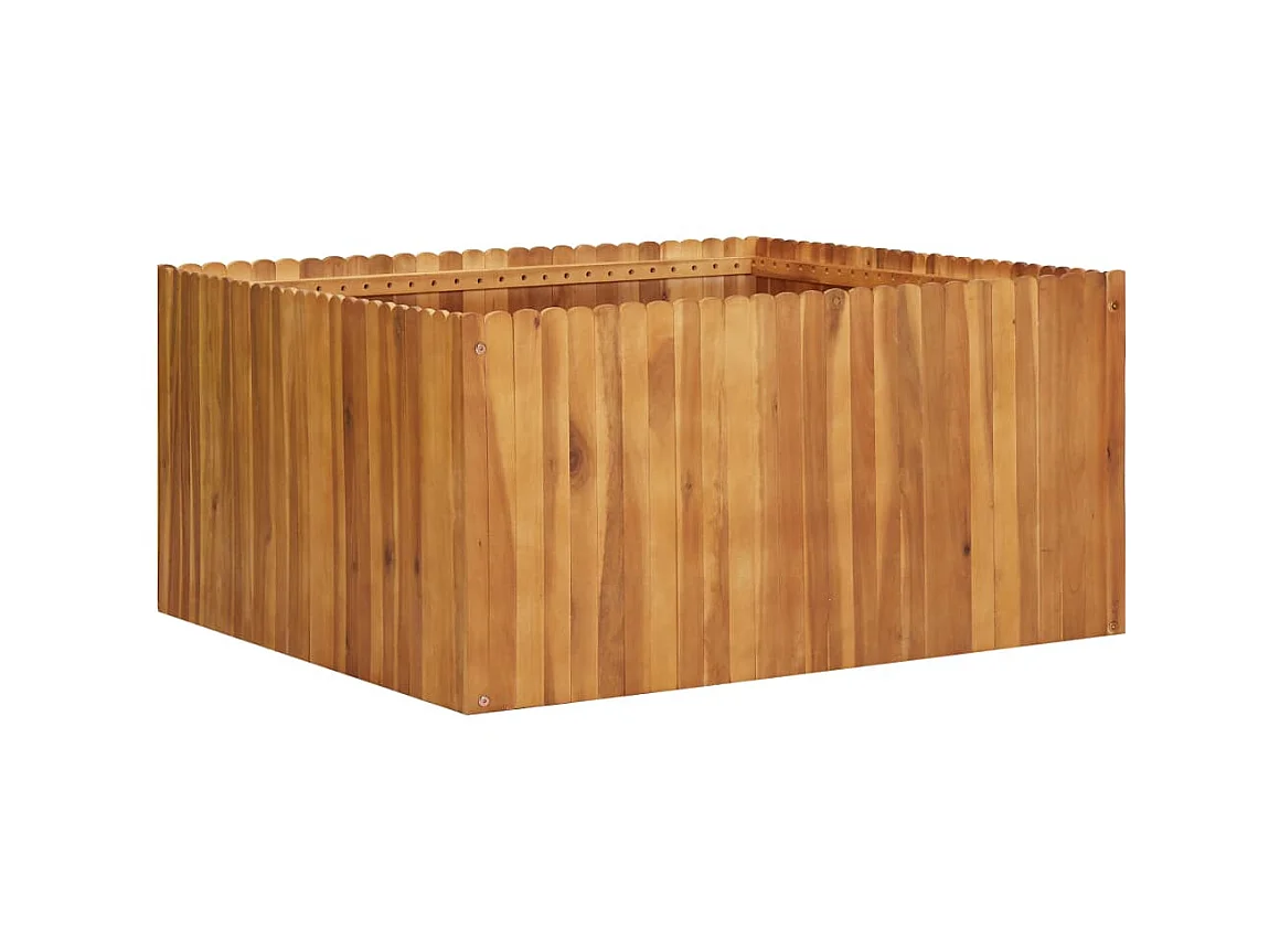 Jardinière 100x100x50 Bois massif d'acacia