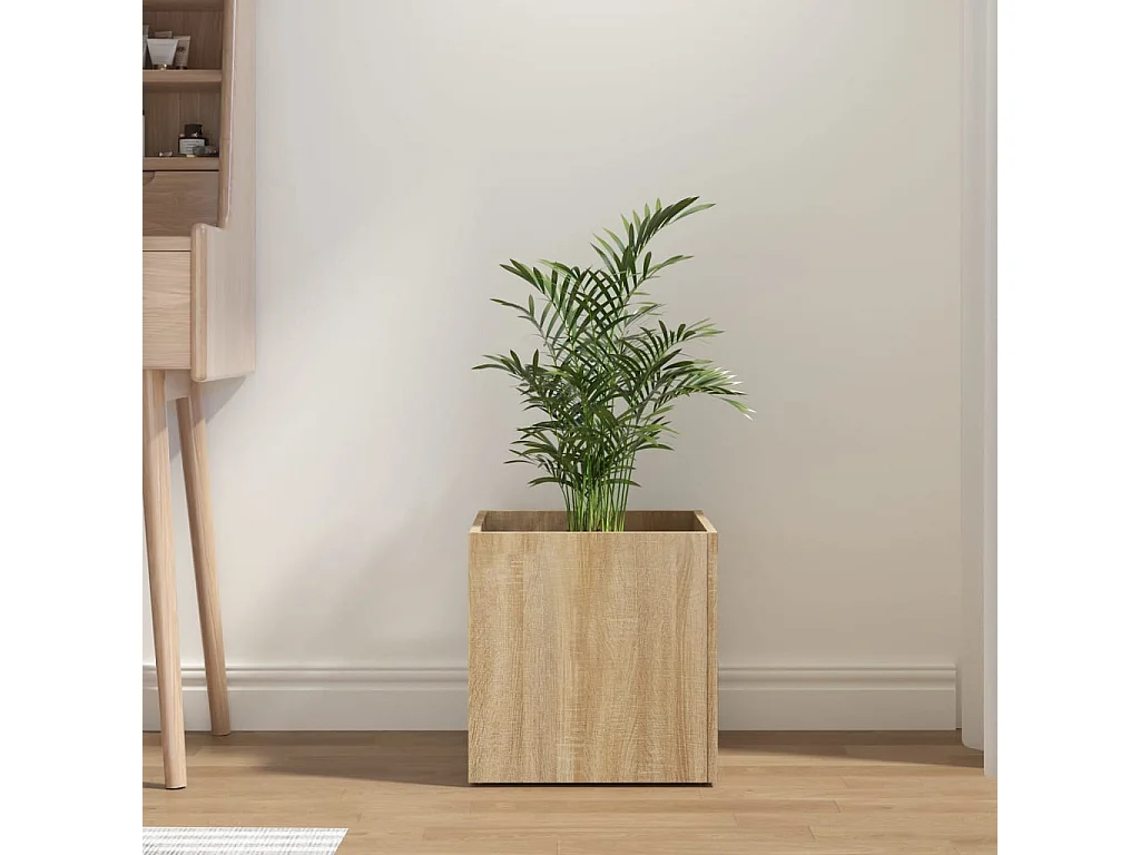 Jardinière Chêne sonoma 40x40x40 Bois d'ingénierie