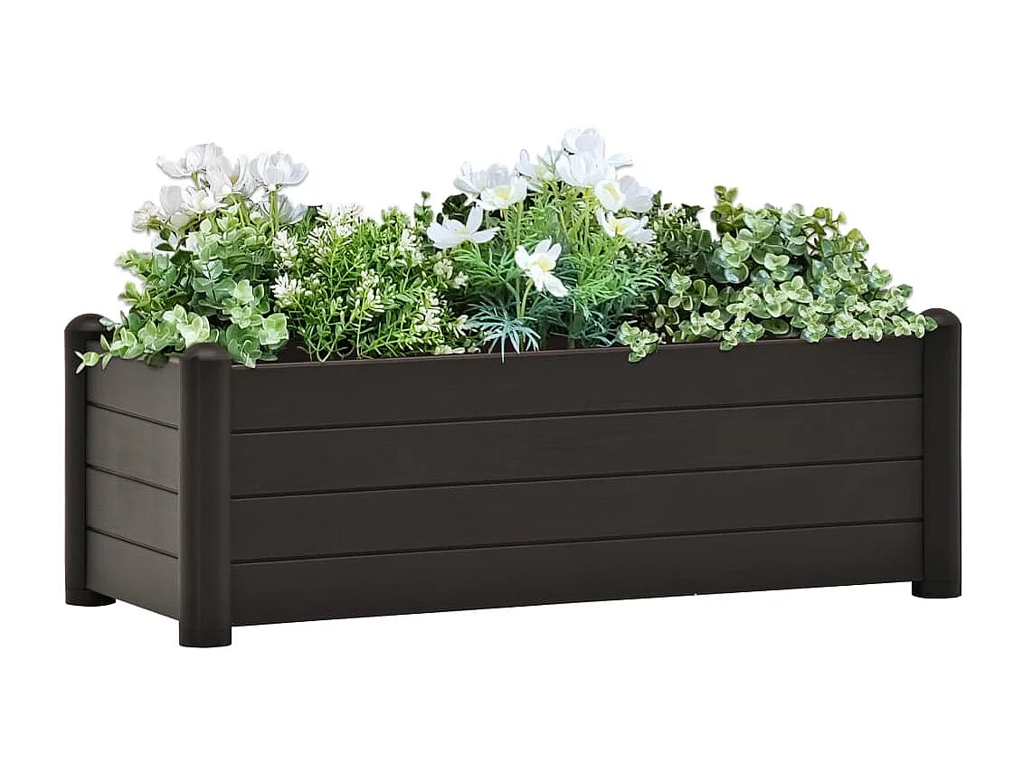 Jardinière PP Anthracite 100x43x35