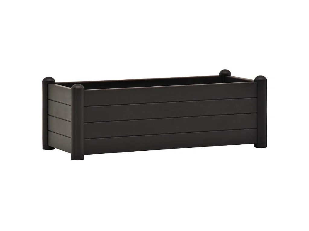 Jardinière PP Anthracite 100x43x35