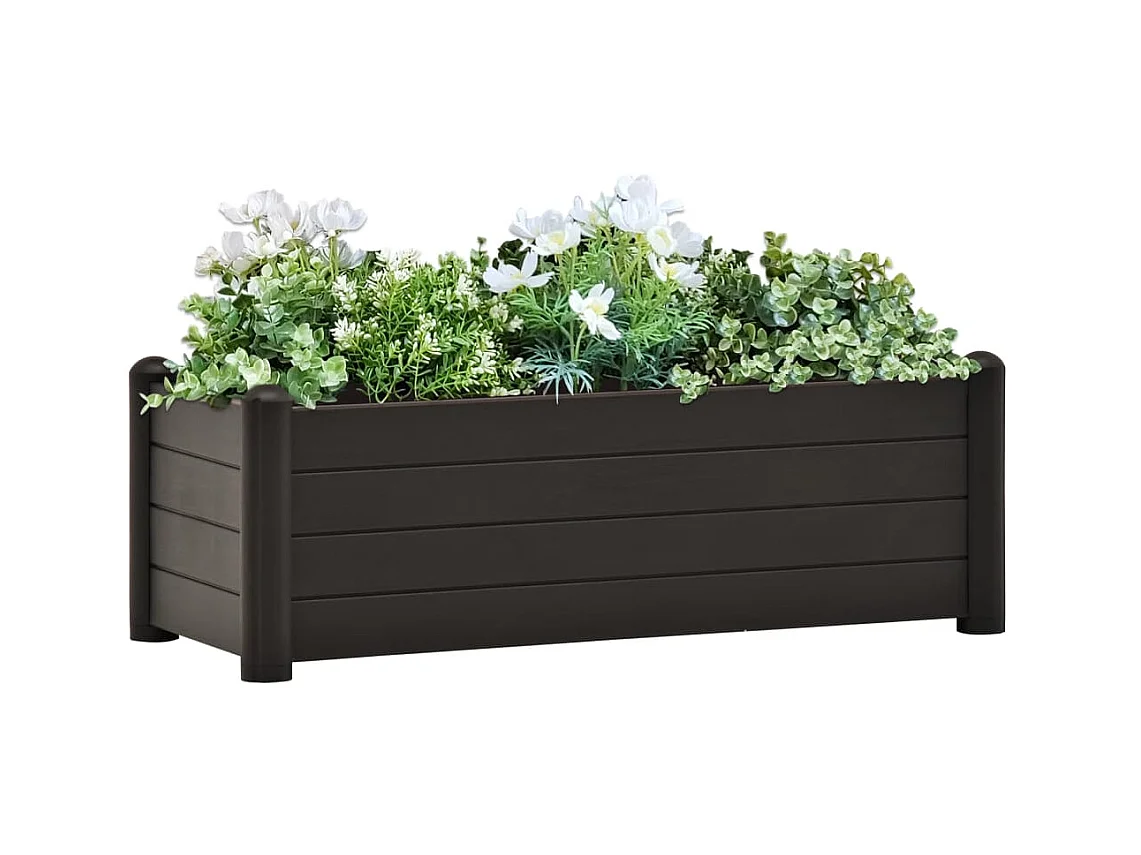 Jardinière PP Anthracite 100x43x35