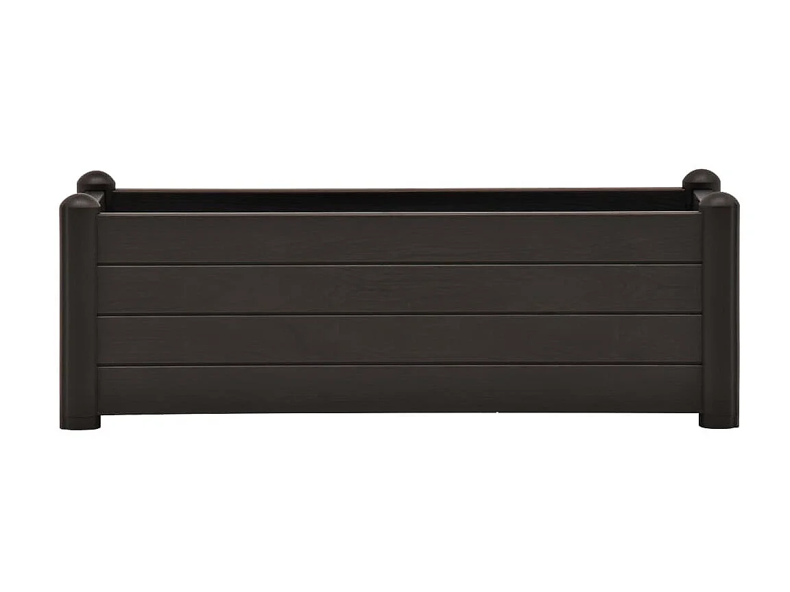 Jardinière PP Anthracite 100x43x35