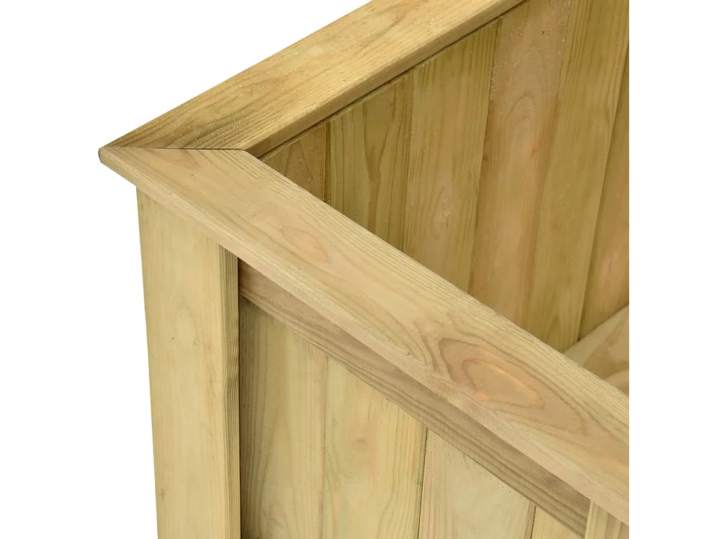 Jardinière surélevée 196x50x100 Bois de pin imprégné
