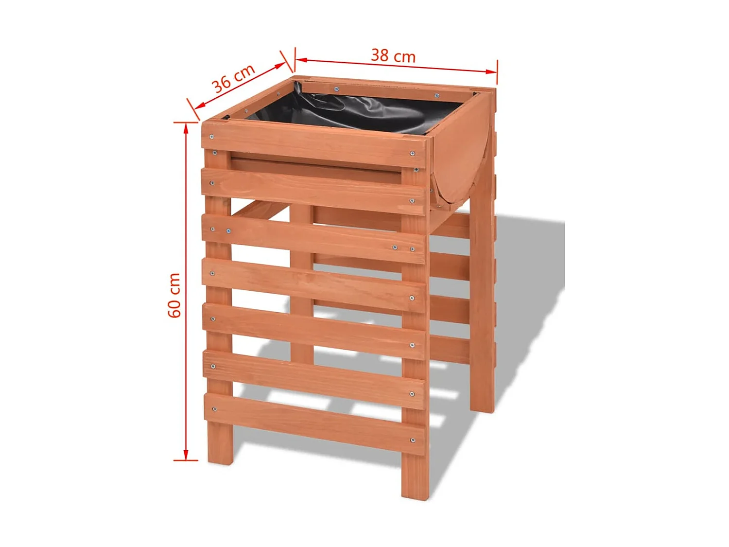 Jardinière 38 x 36x60 Bois