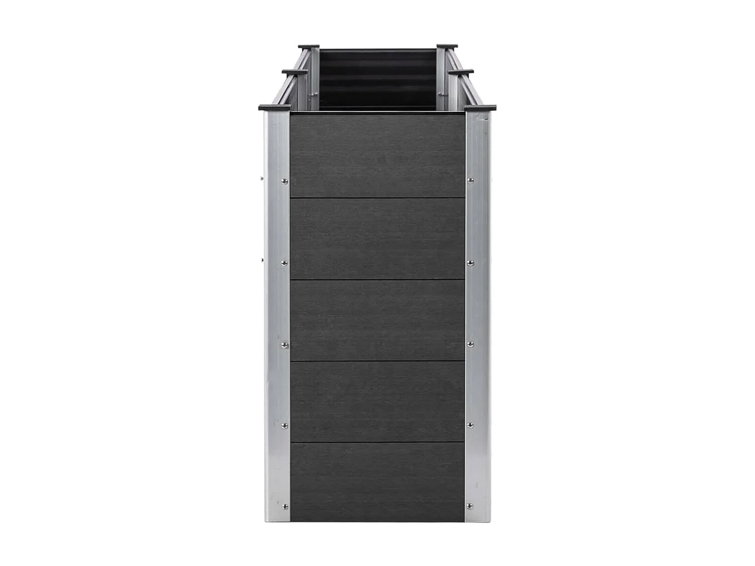 Jardinière 250x100x91 WPC Gris