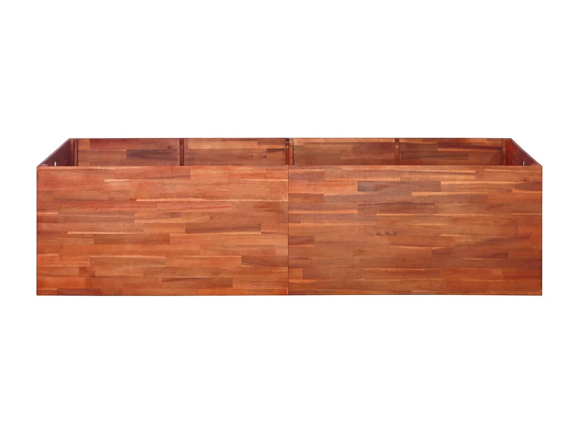 Jardinière Bois d'acacia 200x50x50