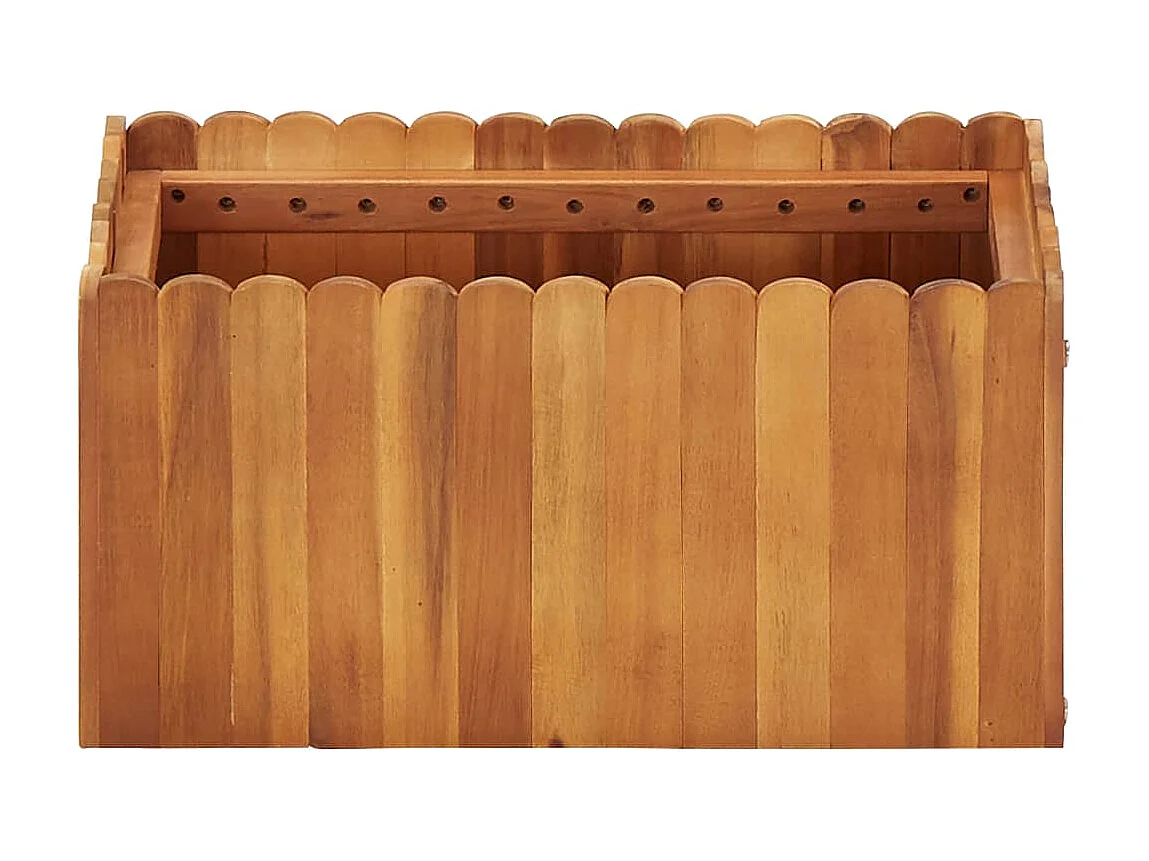 Jardinière 50x30x25 Bois massif d'acacia